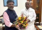 Karnataka CM Decision Live Updates: After Shivakumar, Siddaramaiah reaches Cong chief Kharge’s residence